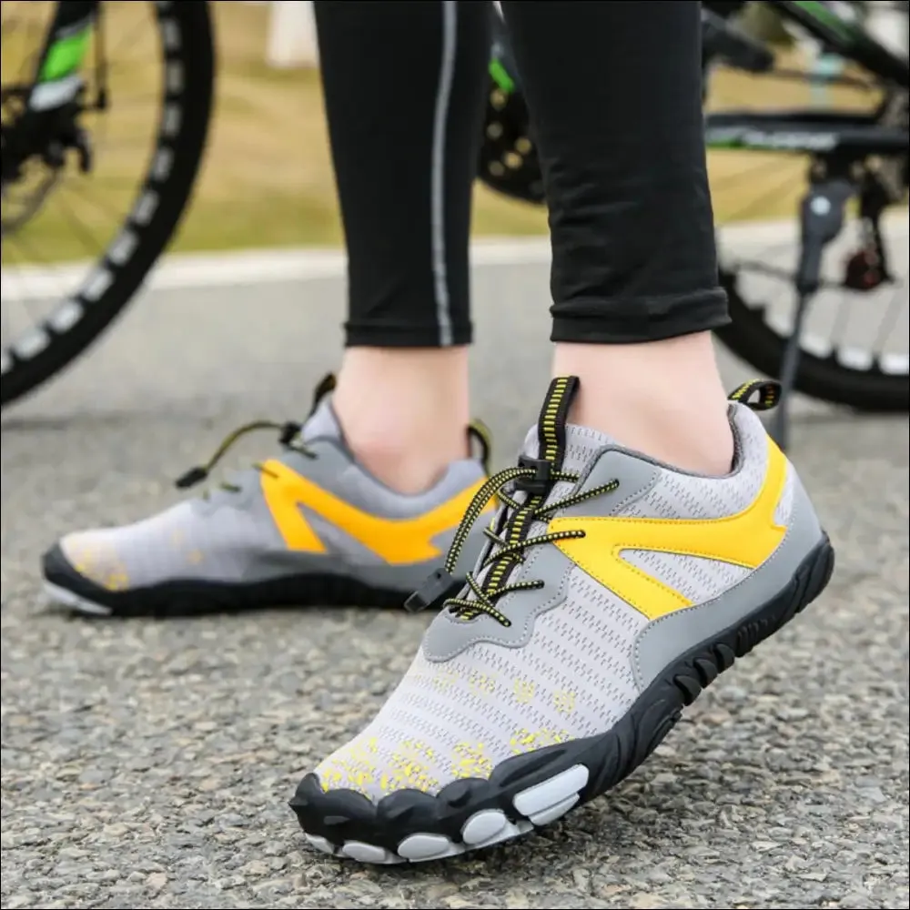 Breathable Mesh Elastic Lock Laces Athletic Shoes