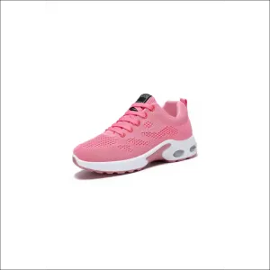 Breathable Mesh Lace Up Athletic Shoes