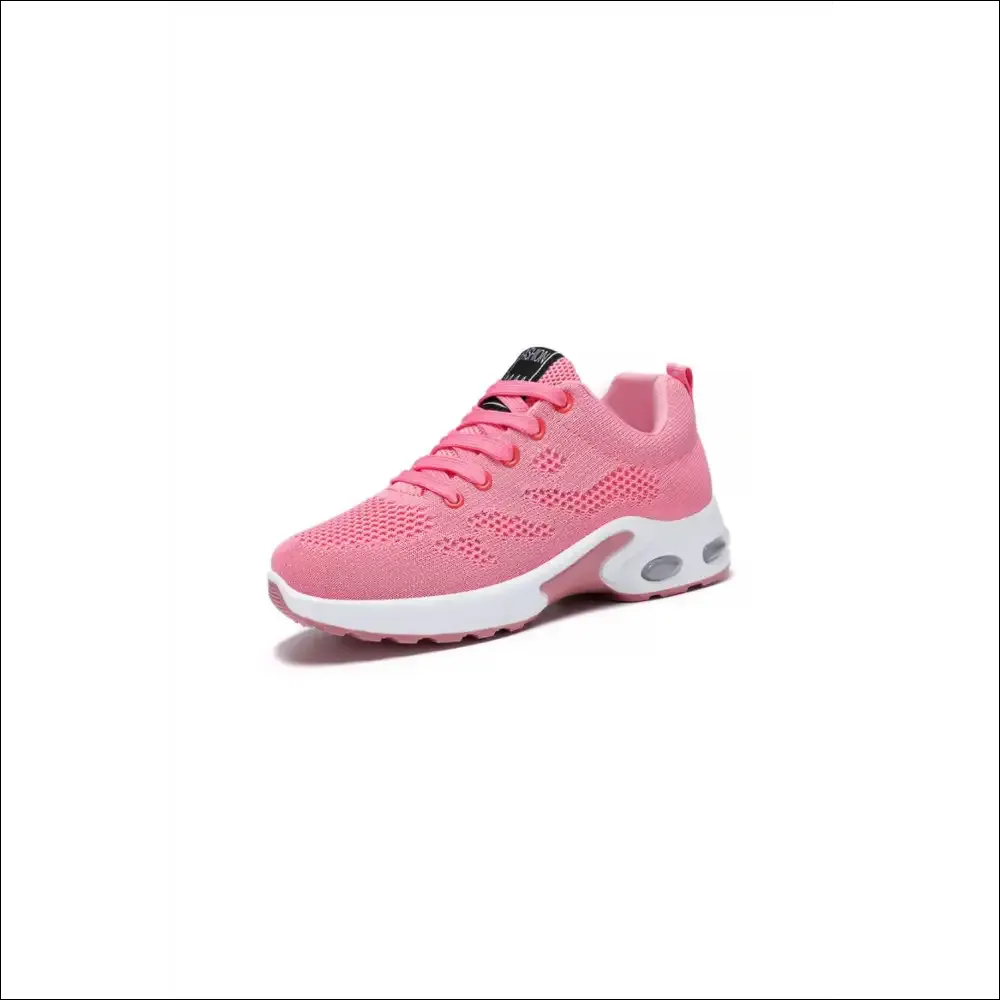 Breathable Mesh Lace Up Athletic Shoes