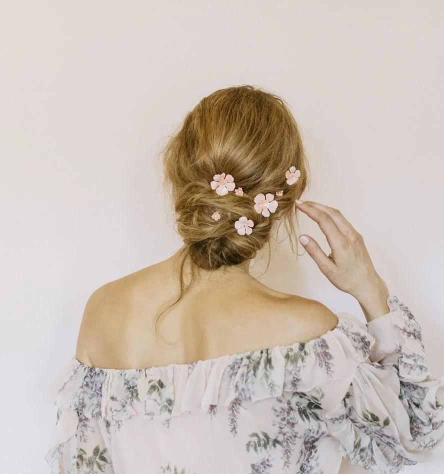 Buttercup Bobby Pins in Blush