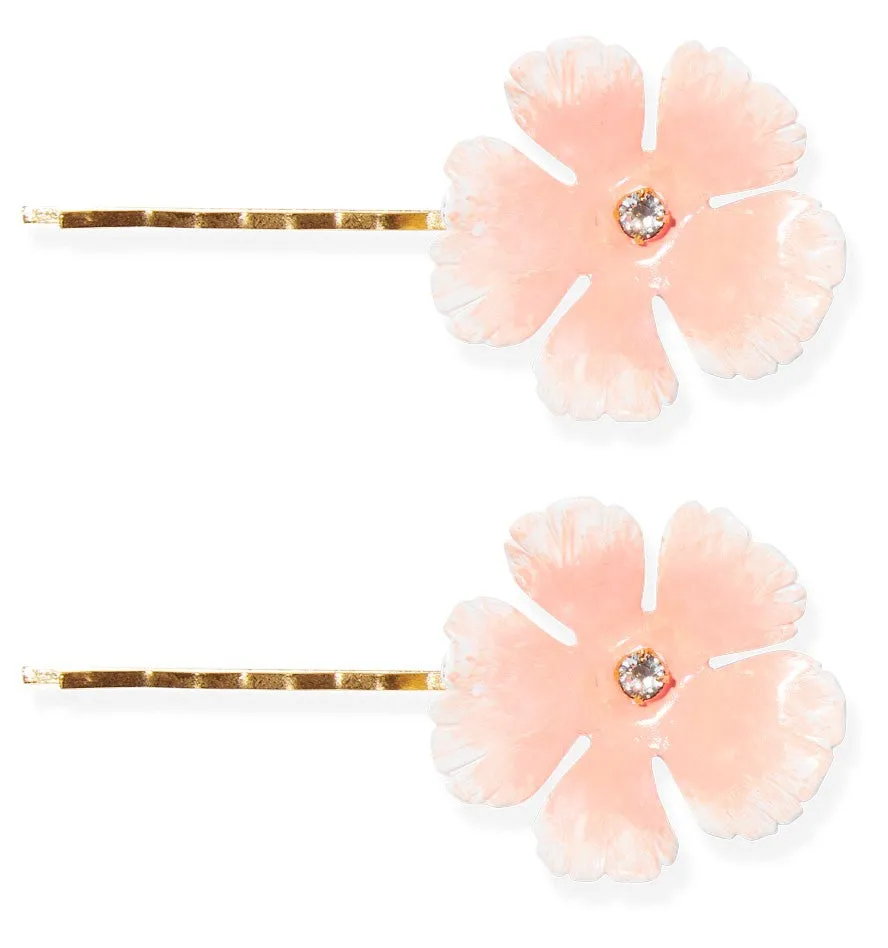 Buttercup Bobby Pins in Blush