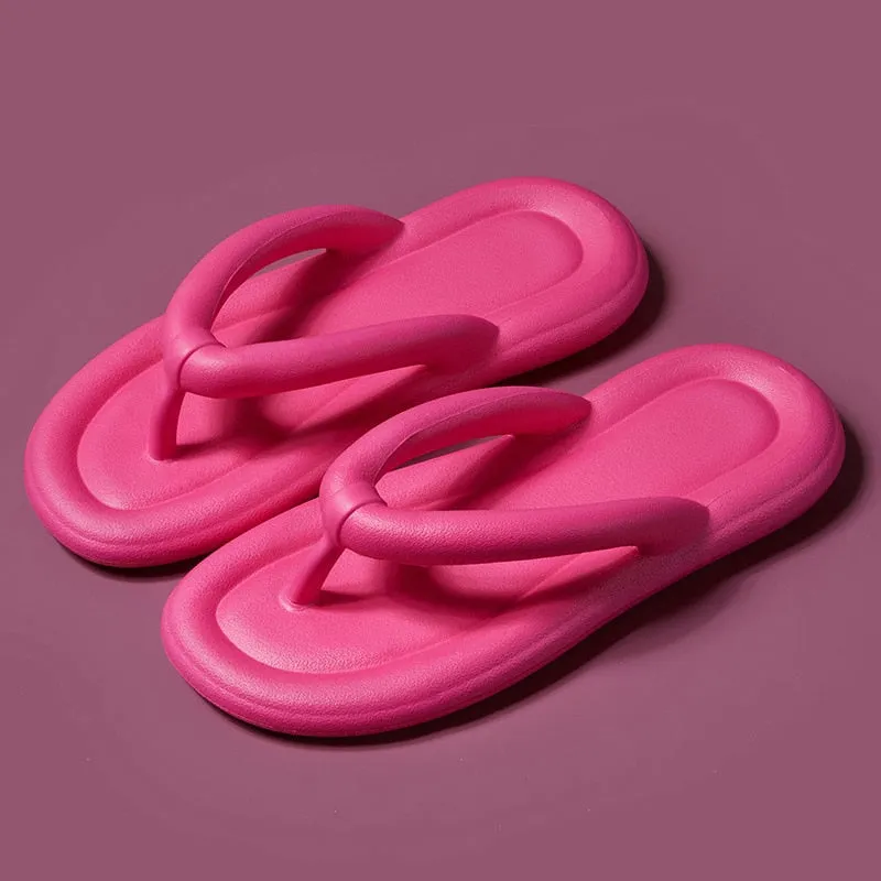 Candy Colors Beach Flip Flops for Women