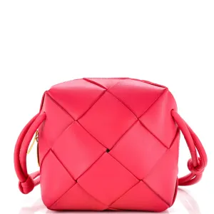 Cassette Camera Crossbody Bag Maxi Intrecciato Leather Mini