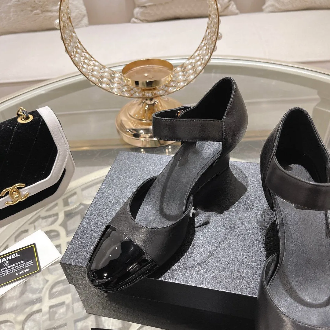 cc ballet 6cm black wedge heel