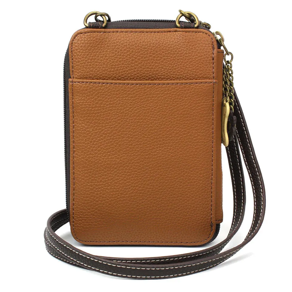 Chala Wallet Xbody - Ivory Paw Print (Brown)