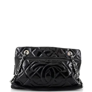 CHANEL Timeless CC Shopping Tote Quilted Patent Medium