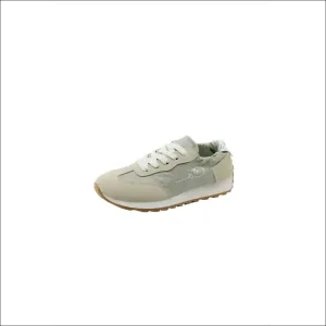 Chic Contrast Round Toe Athletic Sneakers
