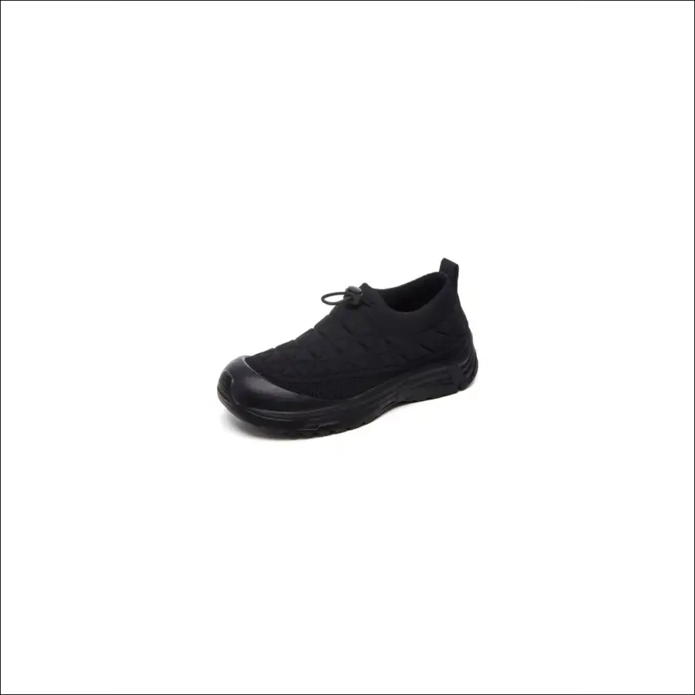 Chic Mesh Round Toe Slip-On Athletic Shoes
