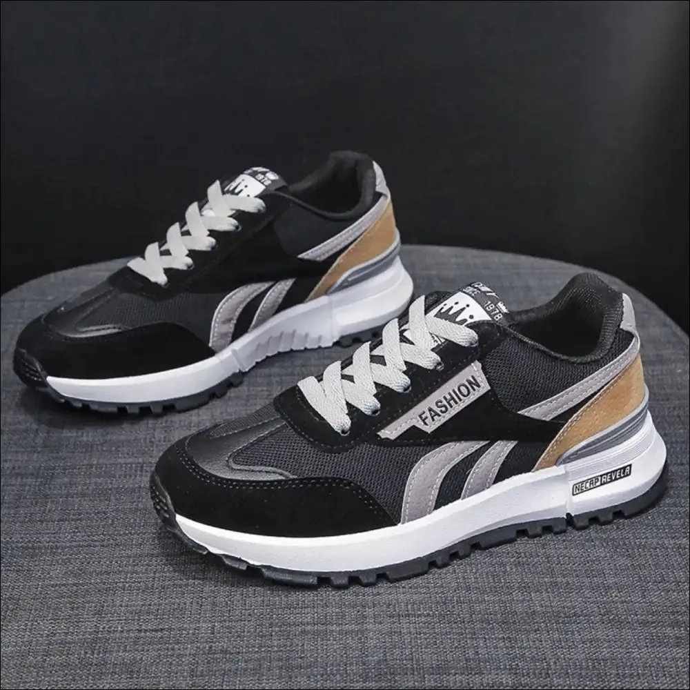 Chic Round Toe Platform Athletic Sneakers