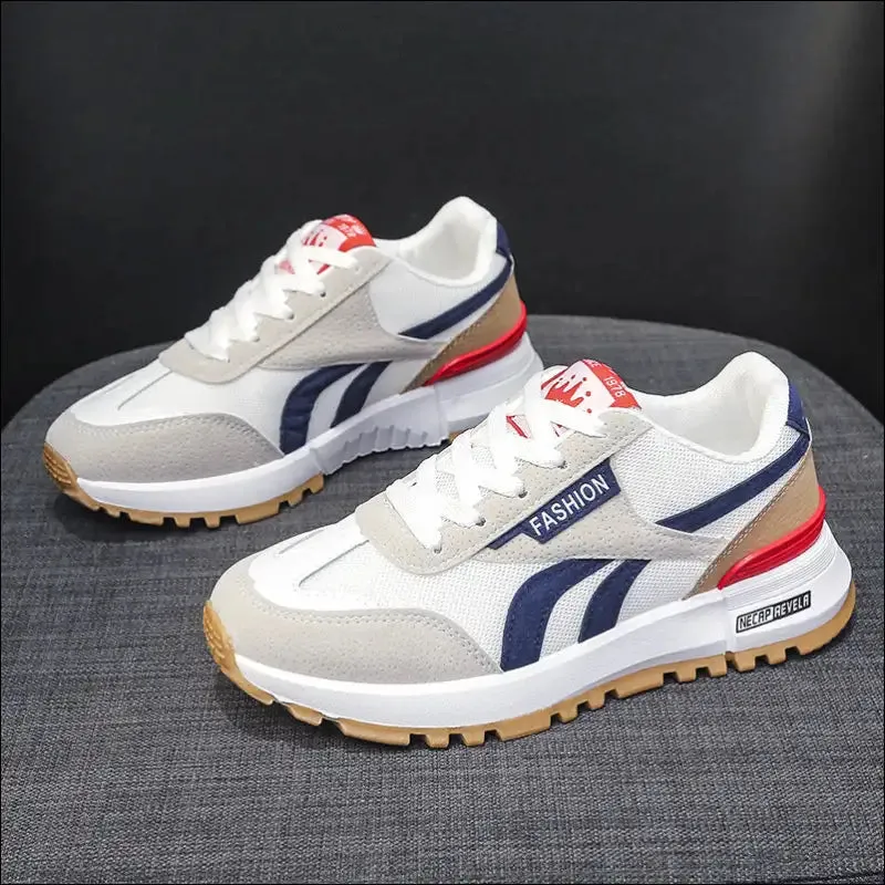 Chic Round Toe Platform Athletic Sneakers