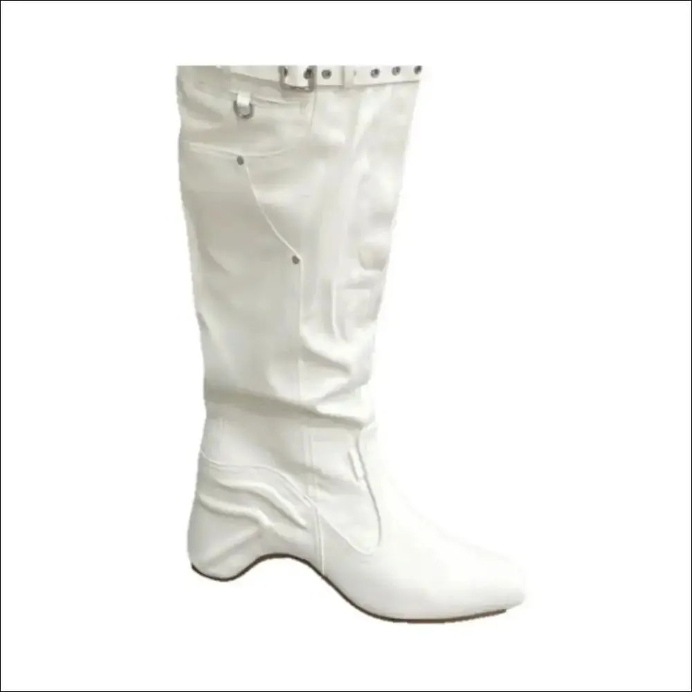 Chic Square Toe Block Heels Boots for Modern Women