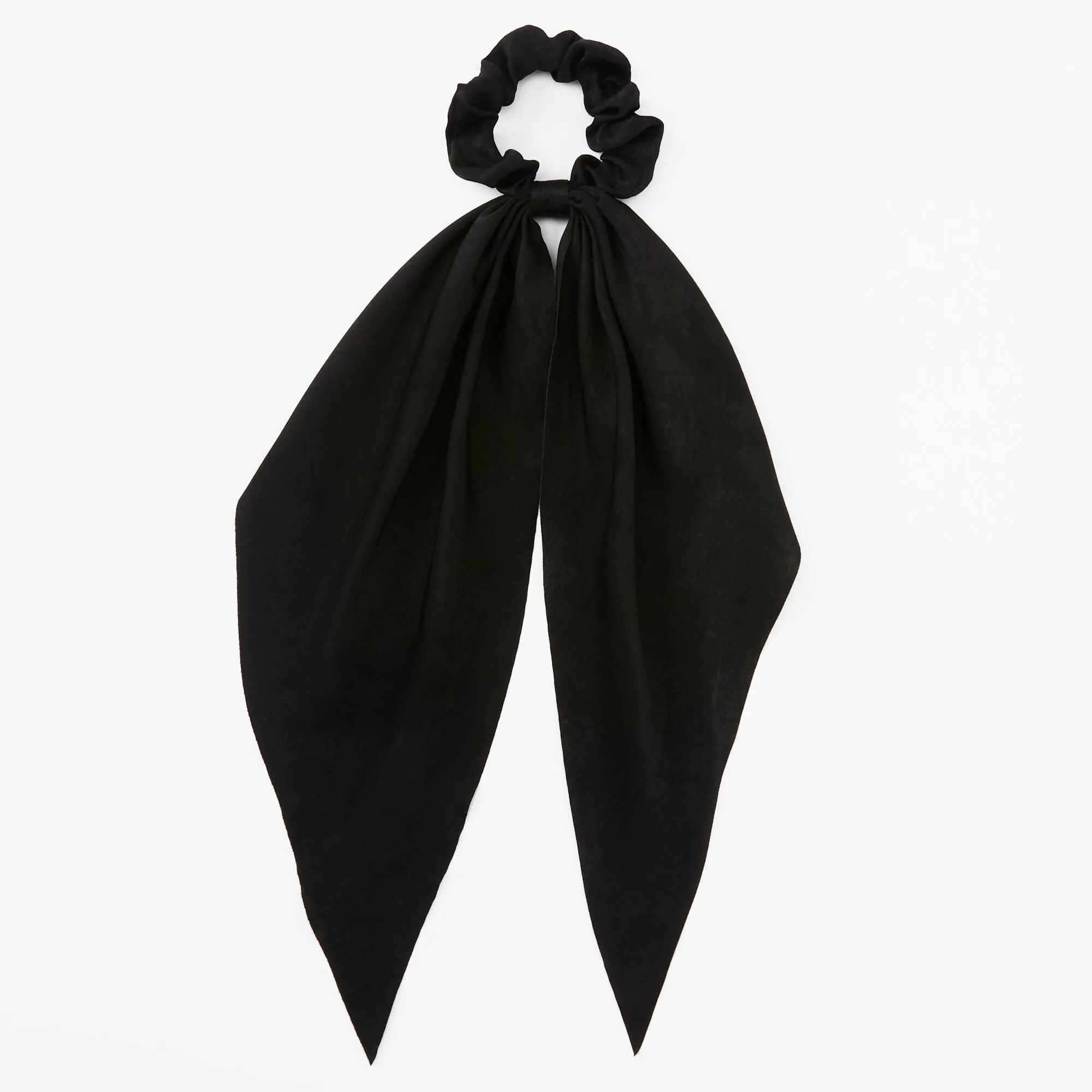 Claire's Small Hair Scrunchie Scarf - Black