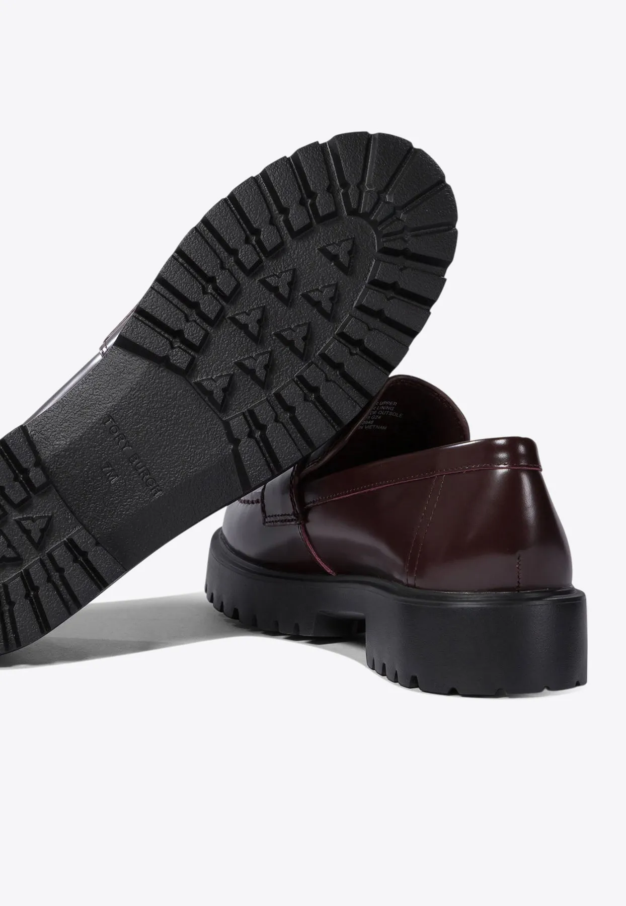 Classic Lug Calf Leather Loafers