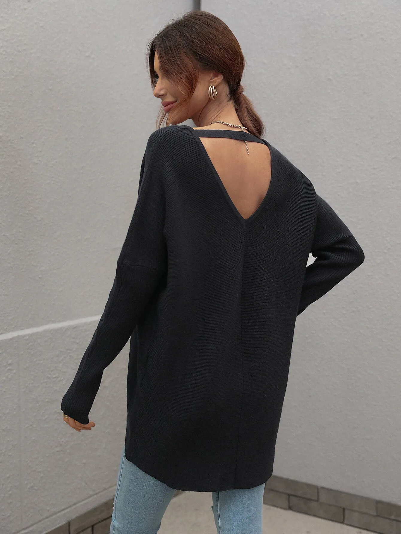 Clia Knit Sweater - Black