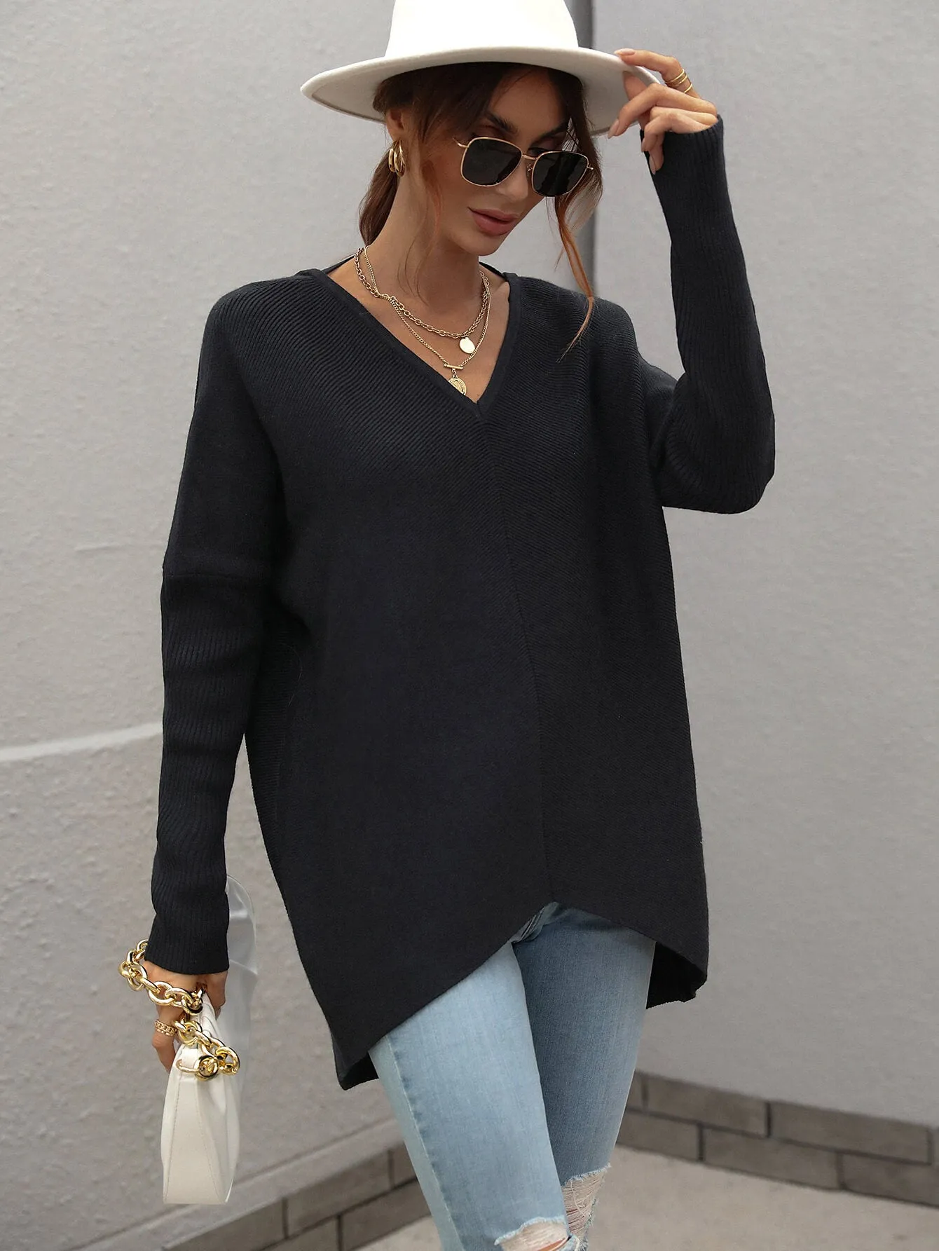 Clia Knit Sweater - Black
