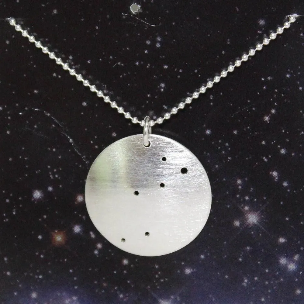 Constellation/Asterism Pinhole Sterling Silver Necklace