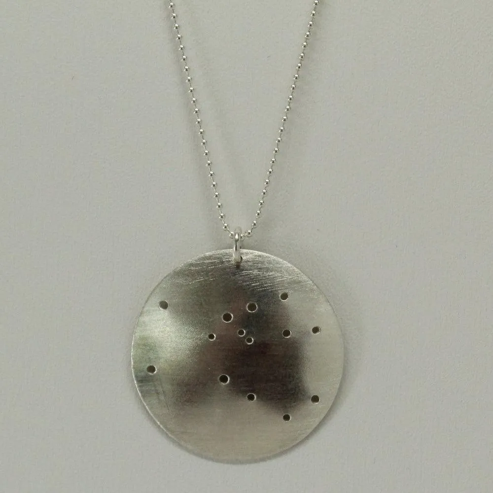 Constellation/Asterism Pinhole Sterling Silver Necklace