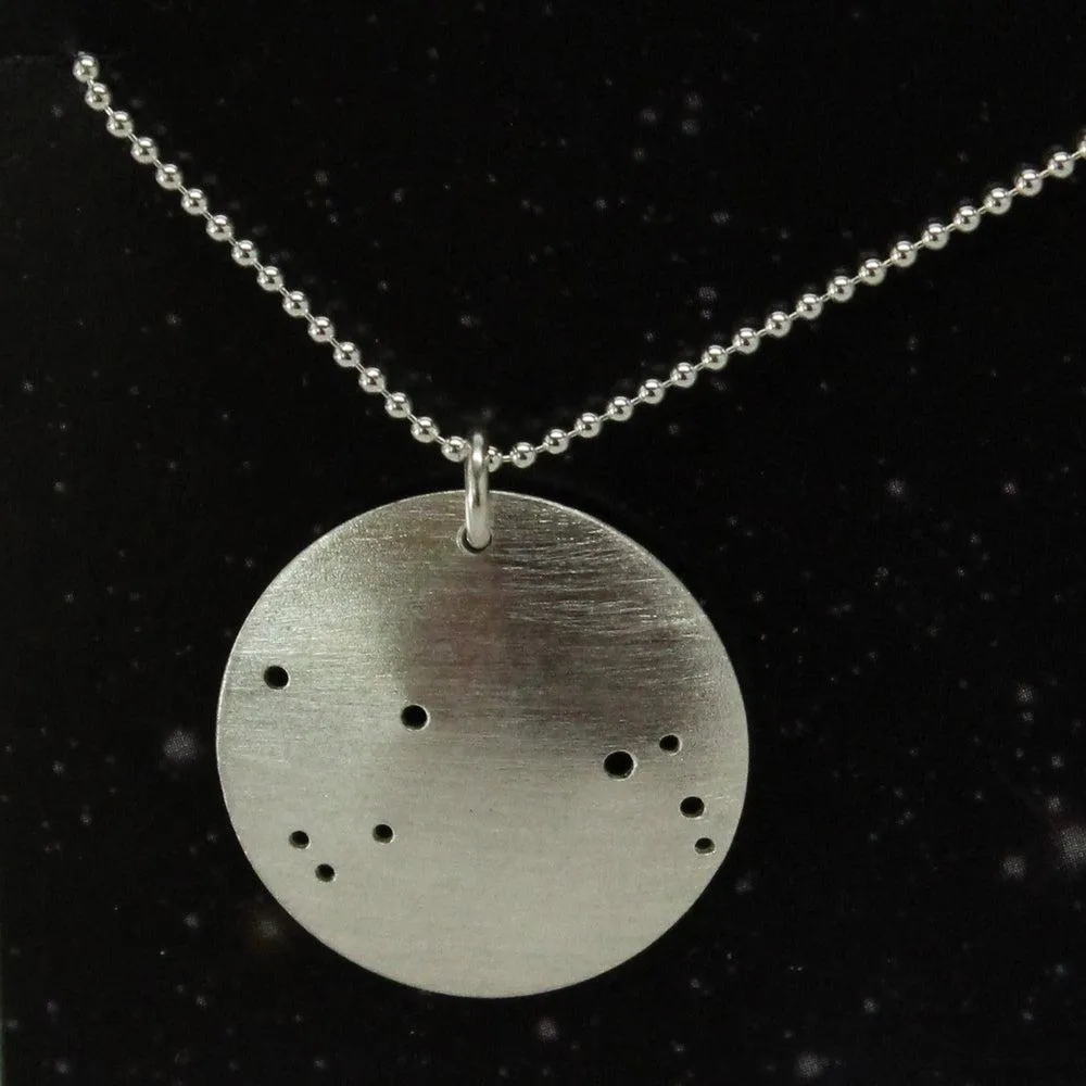 Constellation/Asterism Pinhole Sterling Silver Necklace