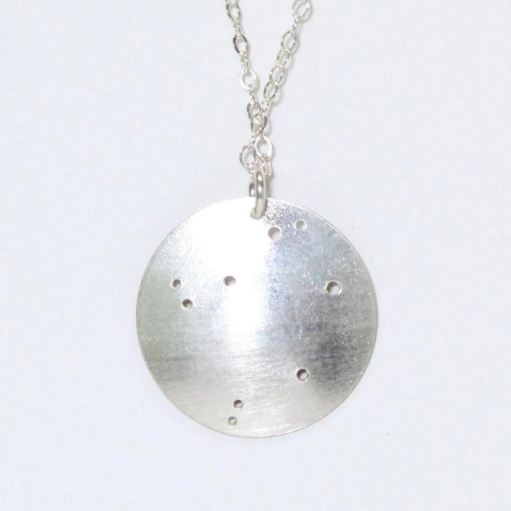 Constellation/Asterism Pinhole Sterling Silver Necklace