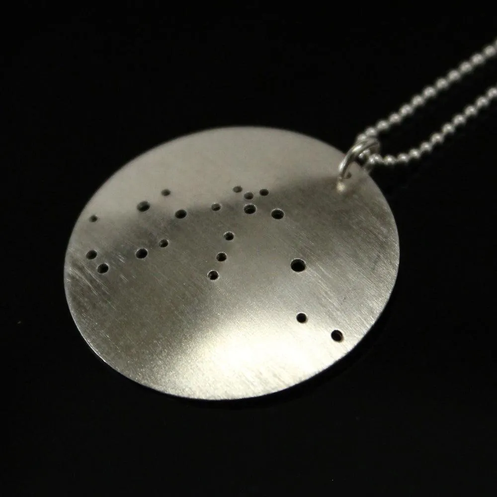 Constellation/Asterism Pinhole Sterling Silver Necklace