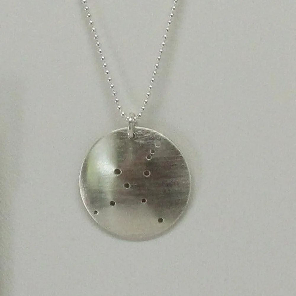 Constellation/Asterism Pinhole Sterling Silver Necklace