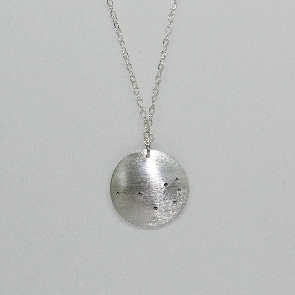 Constellation/Asterism Pinhole Sterling Silver Necklace