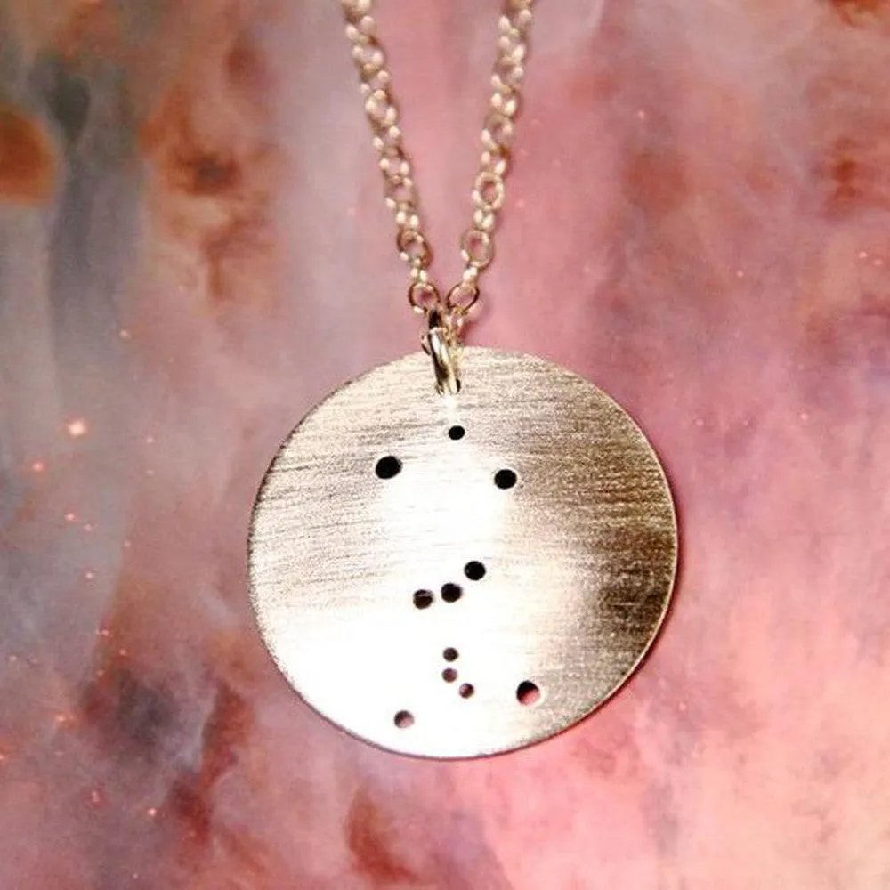 Constellation/Asterism Pinhole Sterling Silver Necklace