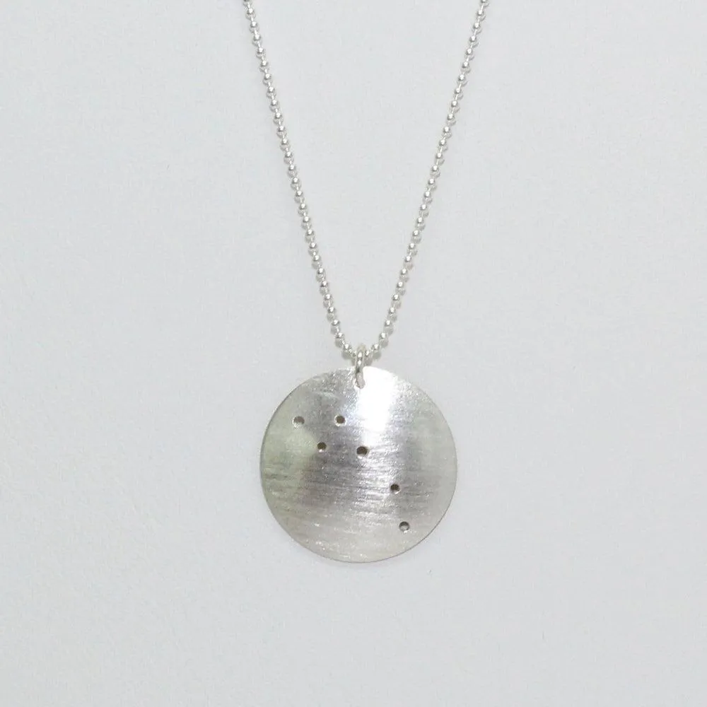 Constellation/Asterism Pinhole Sterling Silver Necklace