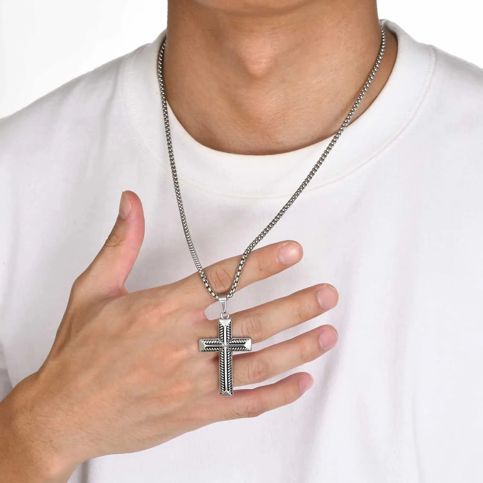 Cool Stylish Cross Necklaces for Men