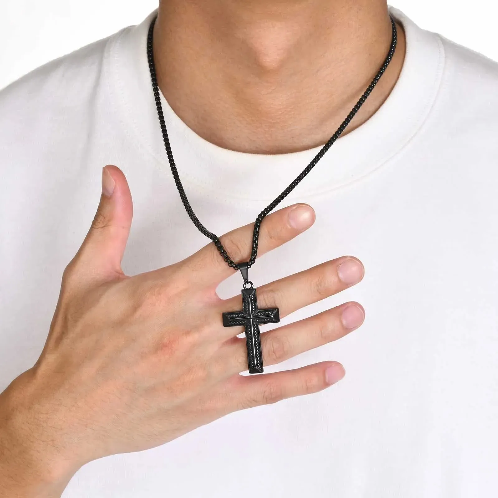 Cool Stylish Cross Necklaces for Men