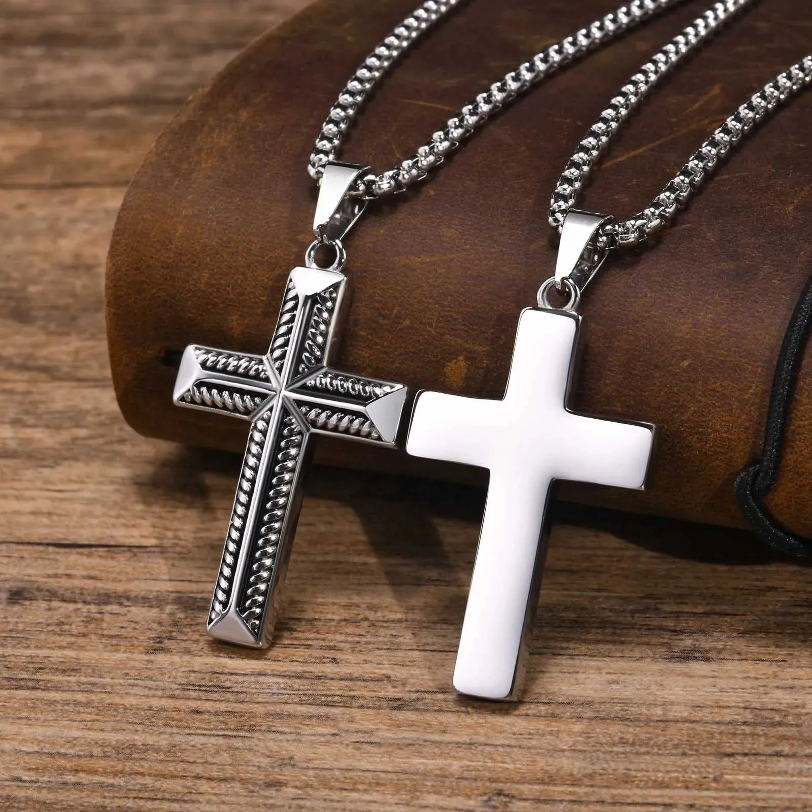 Cool Stylish Cross Necklaces for Men