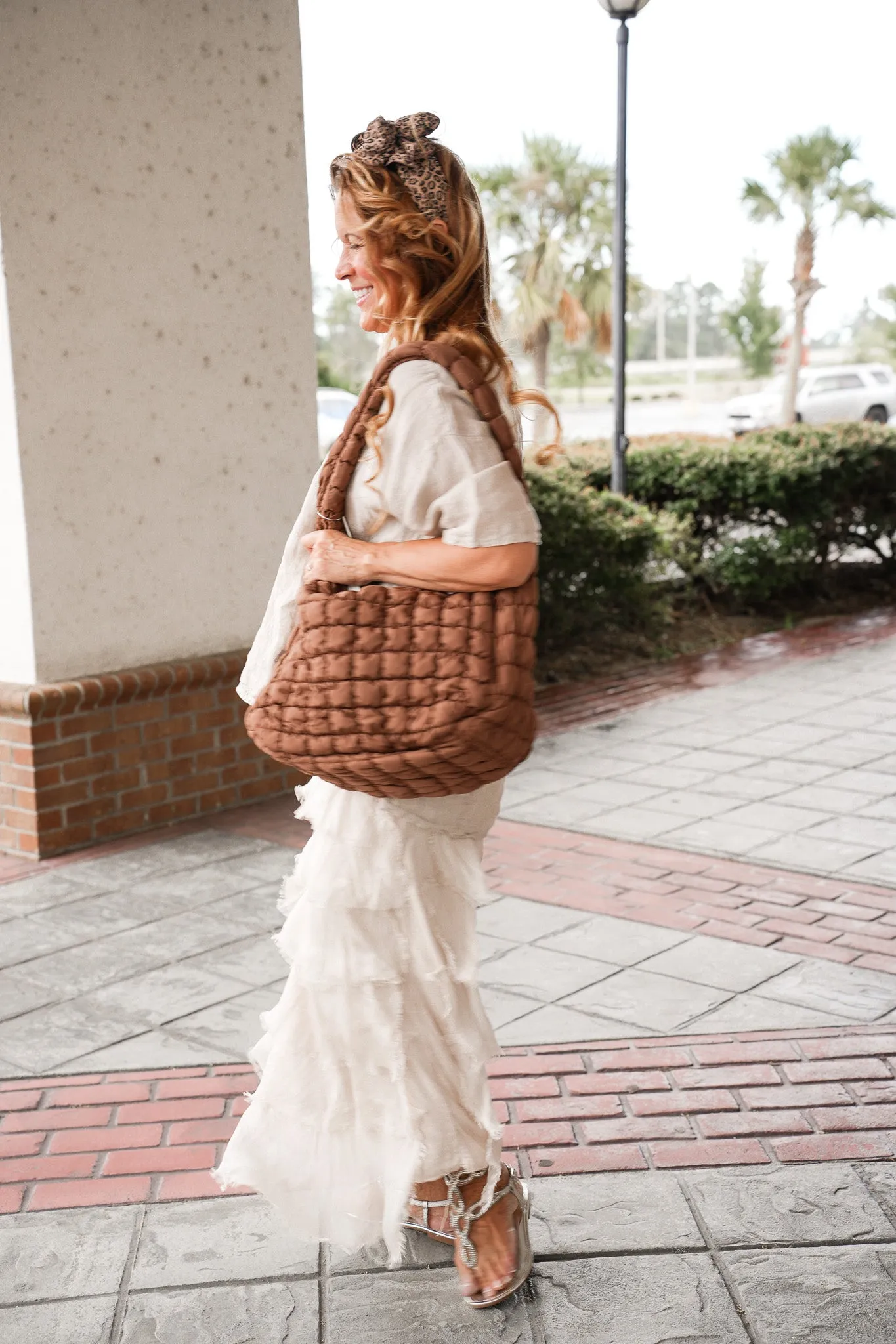 Cora Quilted Puffer Bag