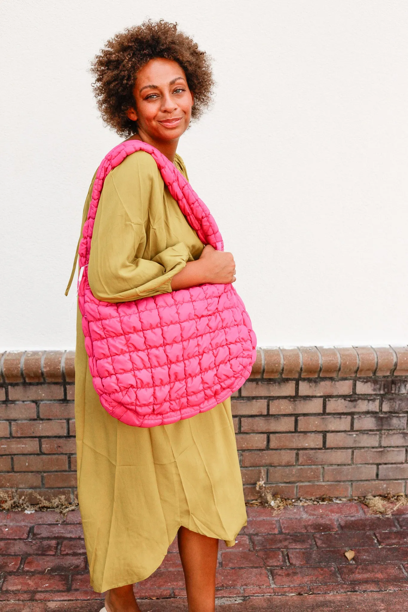Cora Quilted Puffer Bag