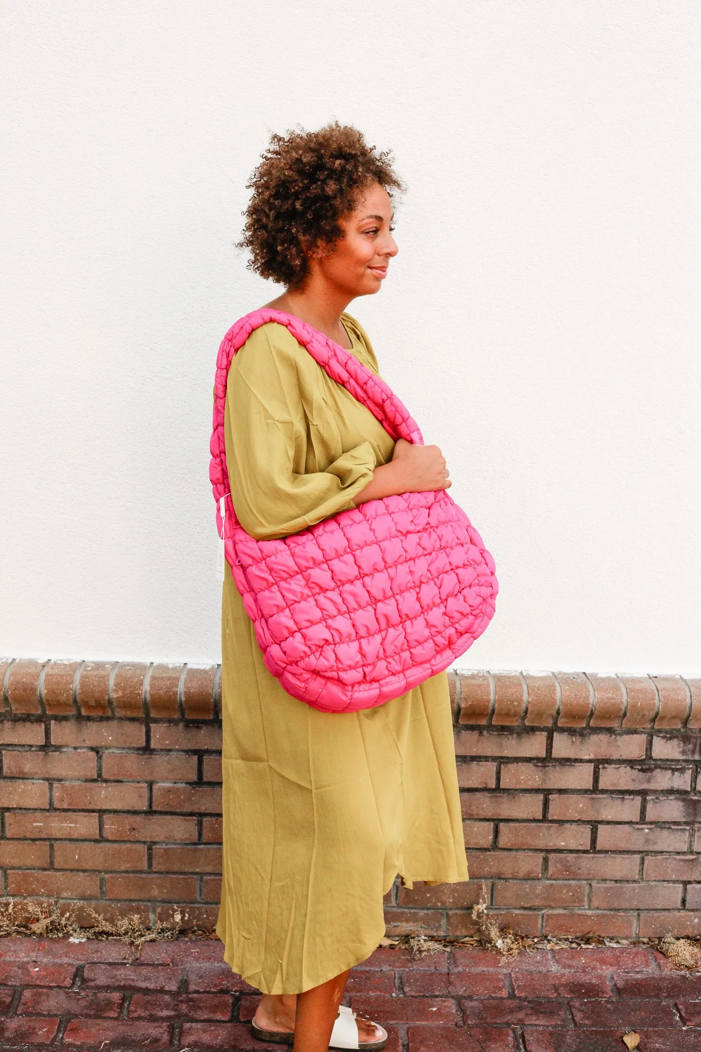 Cora Quilted Puffer Bag