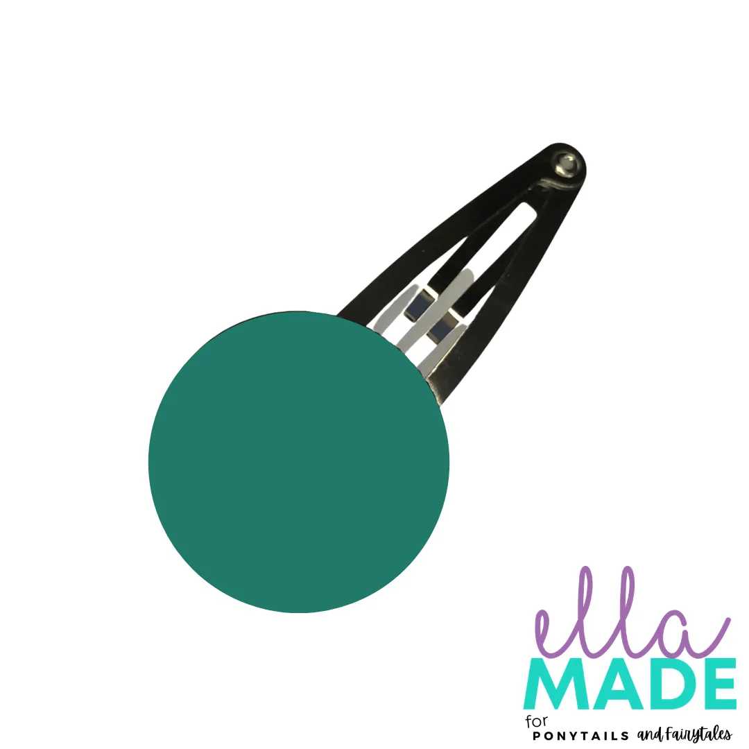 Covered Buttons: Solid Colours - Kelly Green