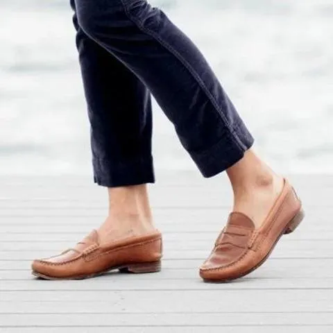 Creamtopmall Vintage Slip On Loafers Low Heel Pu Leather Loafers