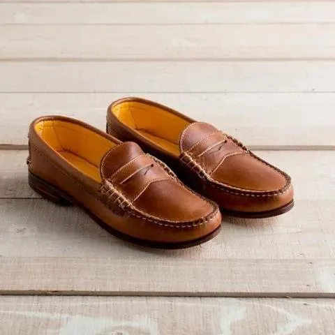 Creamtopmall Vintage Slip On Loafers Low Heel Pu Leather Loafers