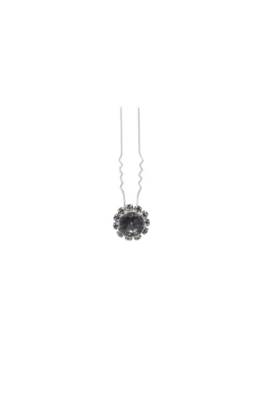 Crystal Flower Bun Pin