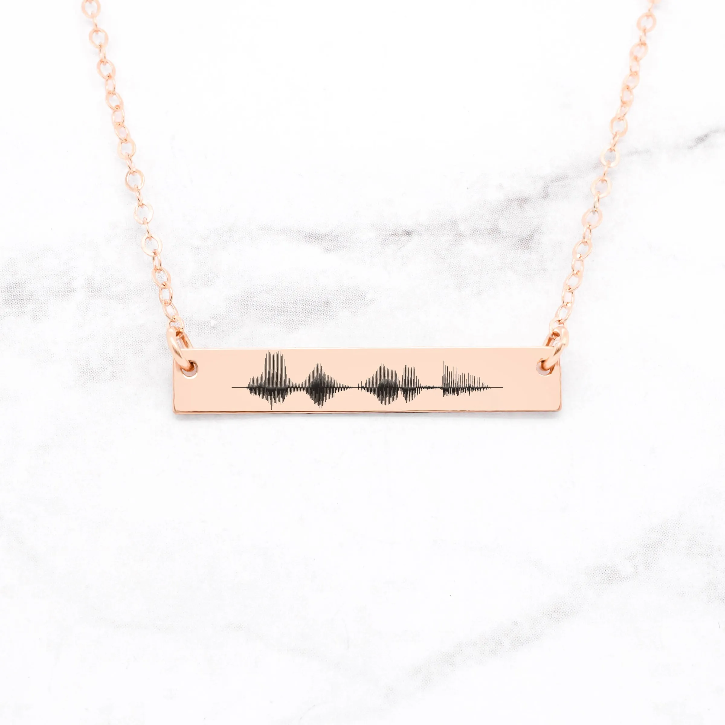 Custom Sound Wave Necklace