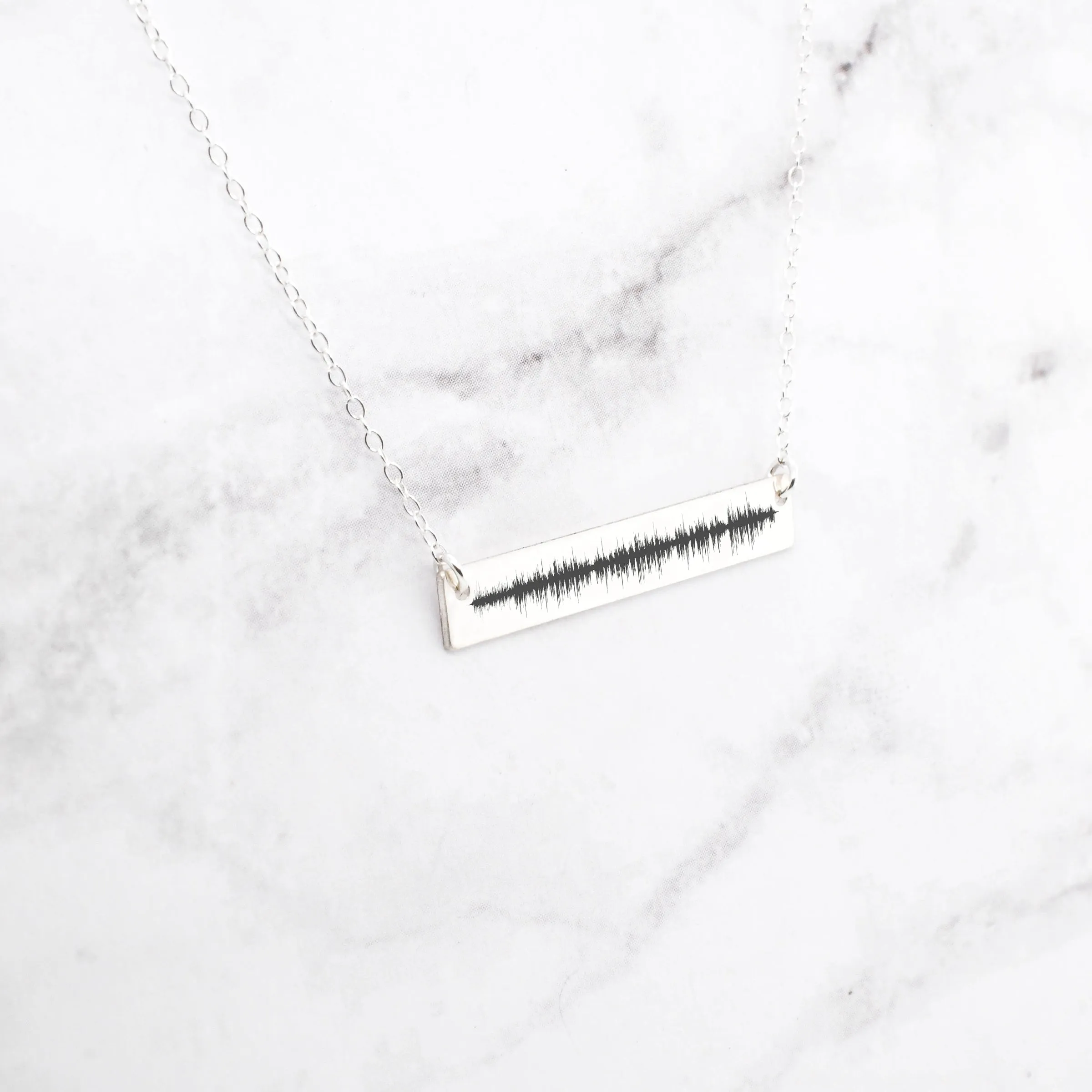 Custom Sound Wave Necklace