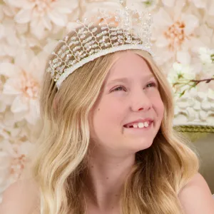 Czarina Designer Childs Crown in Crystal