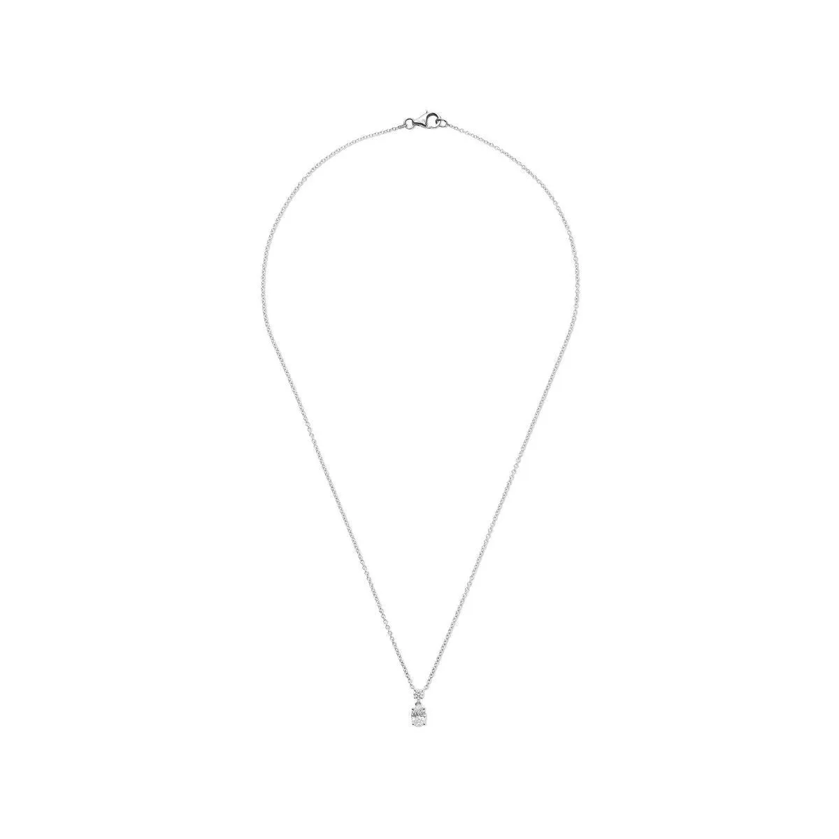 Dangle Oval Necklace