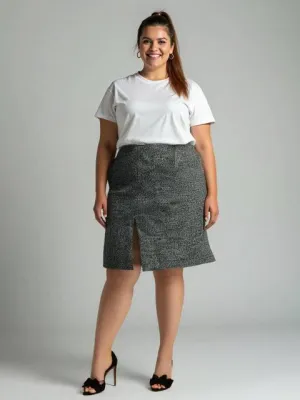 Doncaster Gray Wool Skirt Size 16
