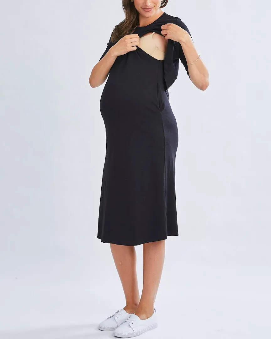 Donna Maternity & Nursing Flip Dress