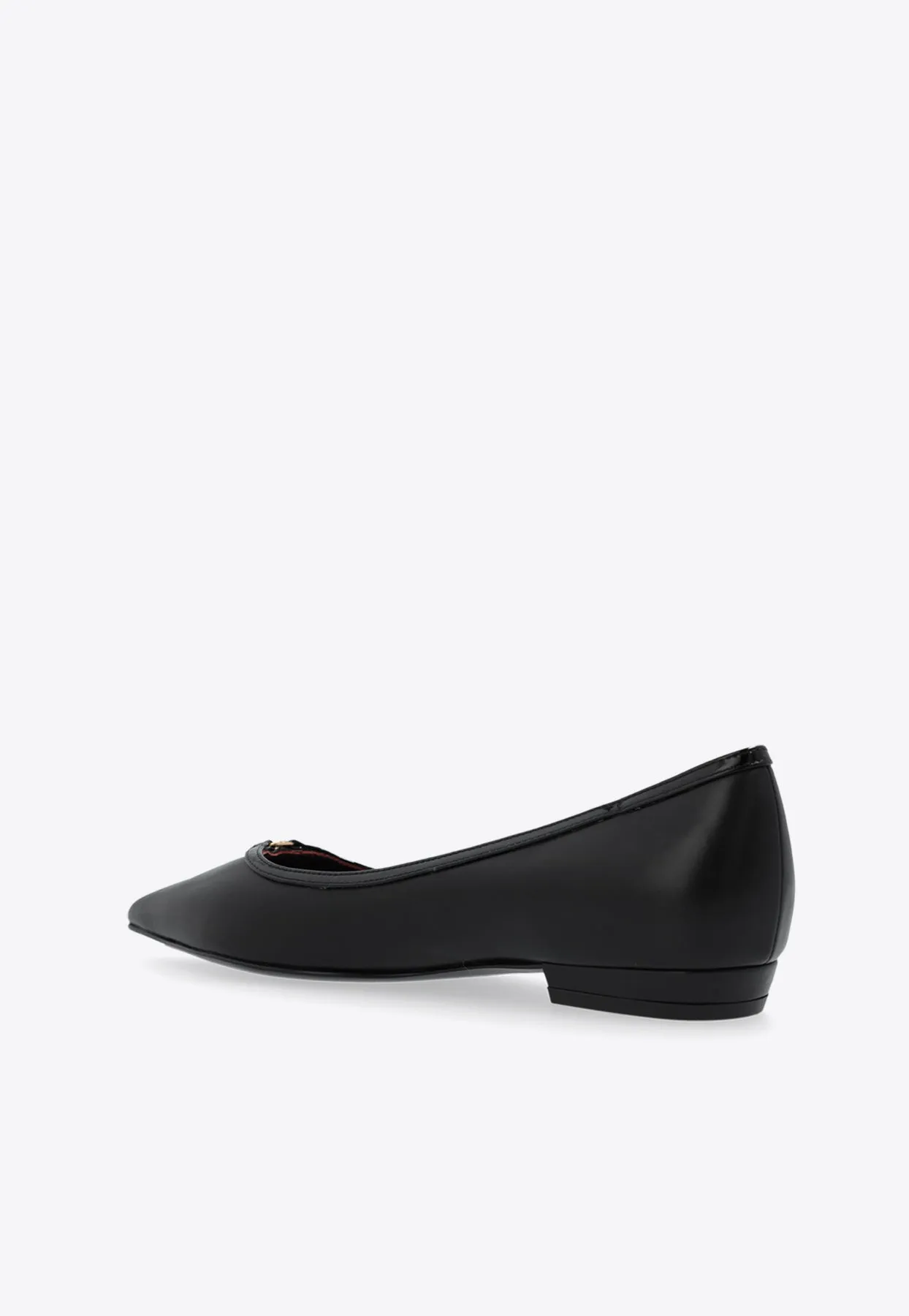 Double T Pointed-Toe Flats