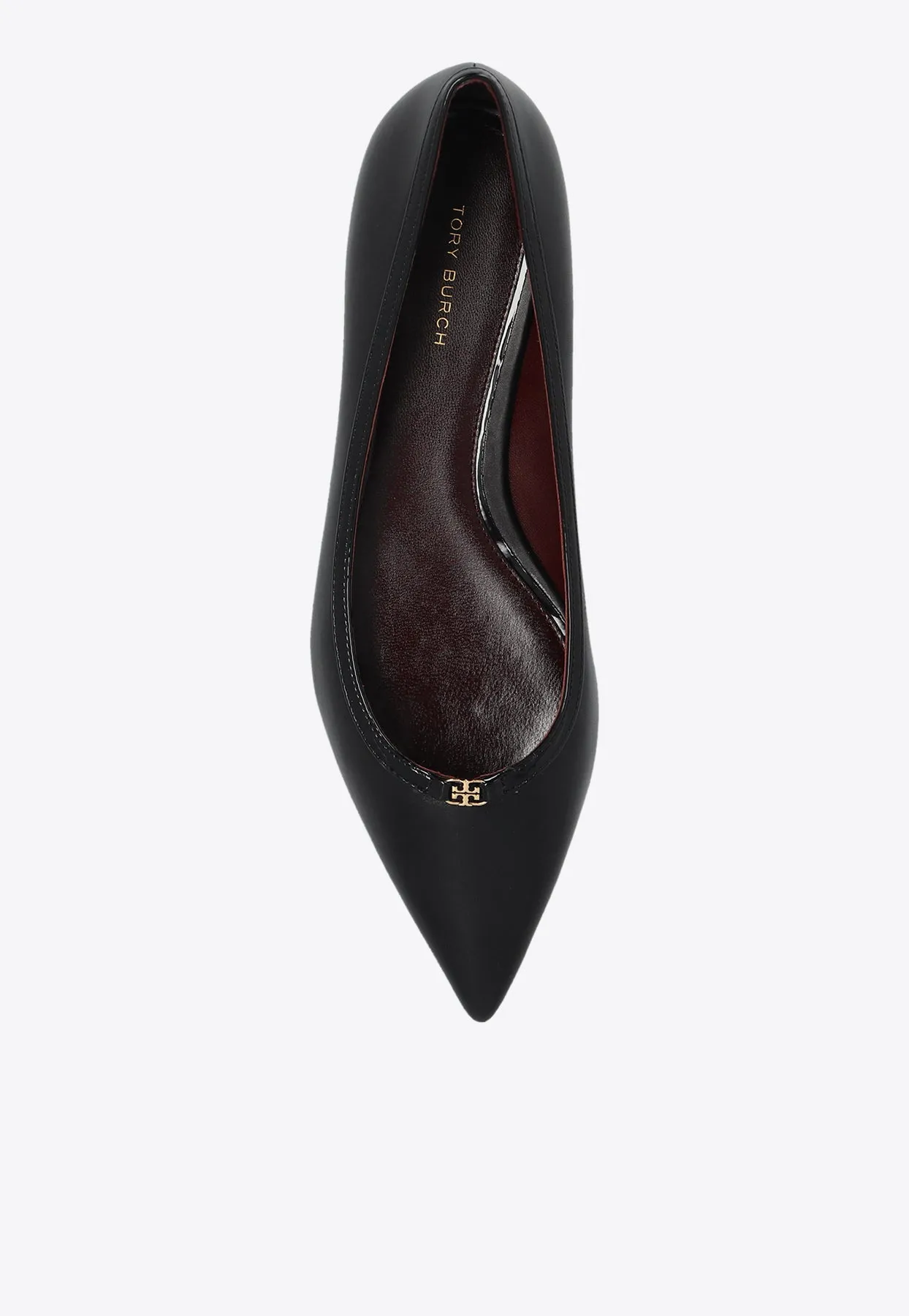 Double T Pointed-Toe Flats