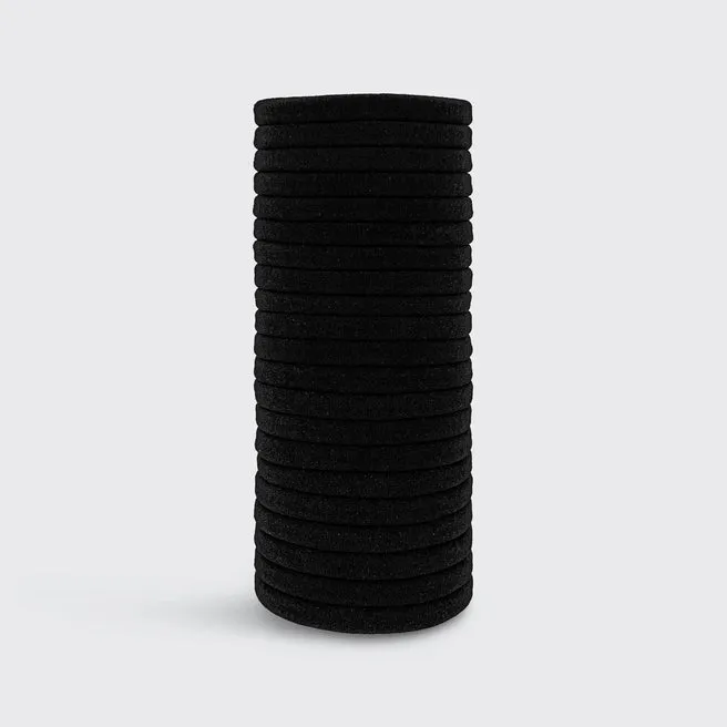 Eco-Friendly Nylon Hair Elastics - 20 pcs