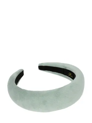 Emma Plain Velvet Headband, grey
