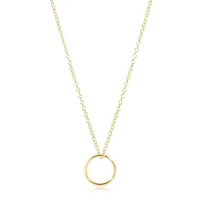 enewton 16" Gold Necklace - Halo Gold Charm