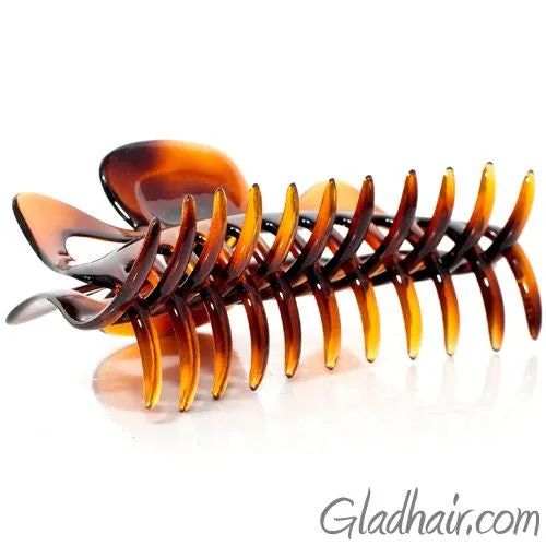 Extra Large French Plastic Tortoise Hair Claw